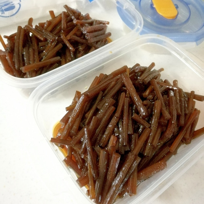 おすそ分けできる!ふきの佃煮(きゃらぶき)